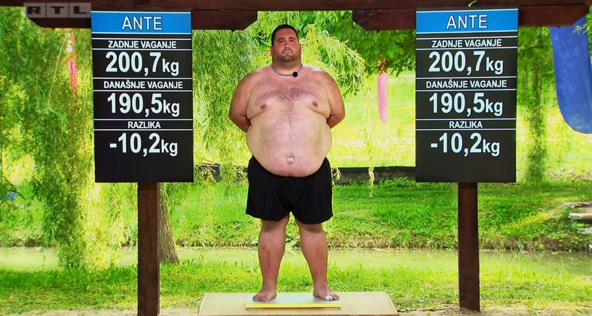 Ante skinuo fantastičnih 10,2 kg u prvom tjednu boravka u 'Životu na vagi'