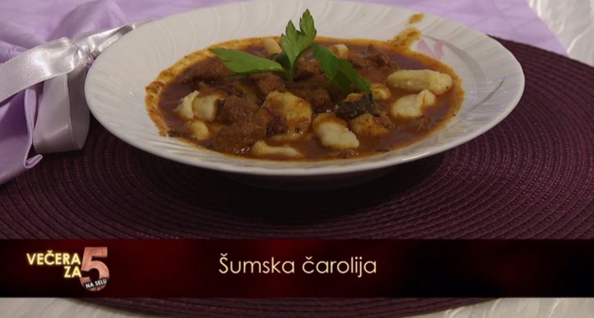 Ne znate kako pripremiti divljač? Ljubica ima odličan recept za gulaš s domaćim njokima!