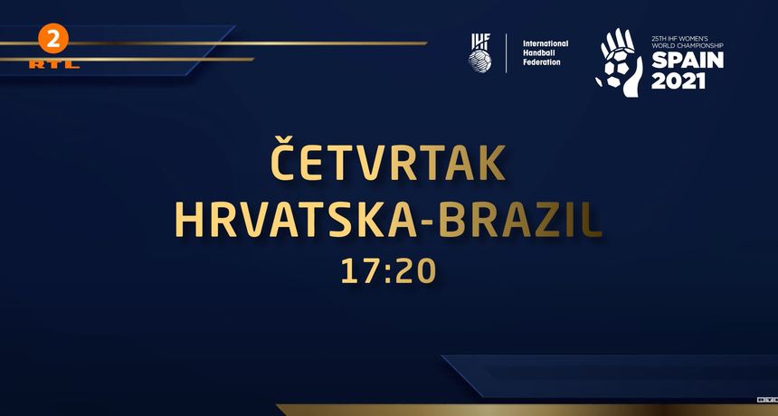 Danas je prva utakmica naših rukometašica na Svjetskom prvenstvu u Španjolskoj: Hrvatska - Brazil gledajte na RTL2!