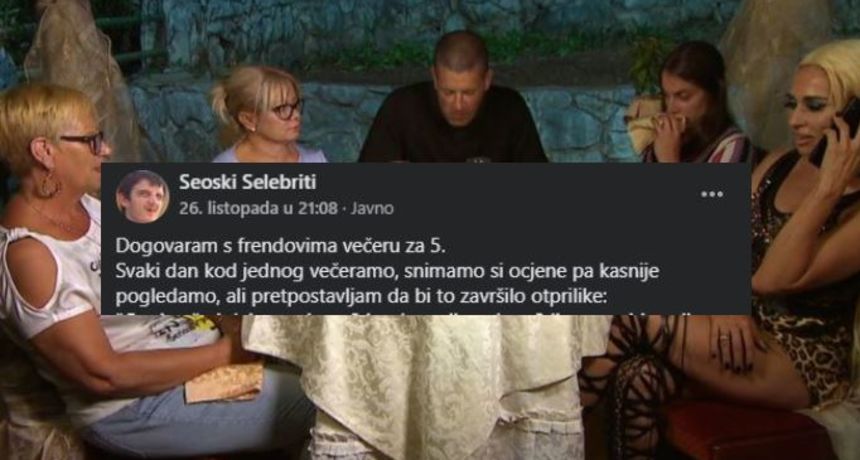 'Dogovaram s frendovima Večeru za 5...': Jedan Facebook status nasmijao je tisuće