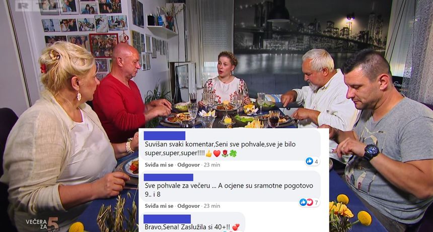 Sena možda nije dobila maksimalne ocjene, ali je oduševila gledatelje: 'Ivica me iznenadio, ja sam mislila čista desetka, kako je hvalio jelo i dobro se najeo'