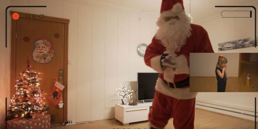 Počela gubiti vjeru u Djeda Mraza pa joj tata pokazao snimku koja dokazuje drugačije