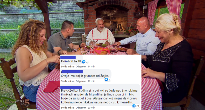 Željko nije dobio baš dobre ocjene, gledatelji poručuju: 'Ovi koji se čude nad šnenoklima ih nikad nisu jeli'
